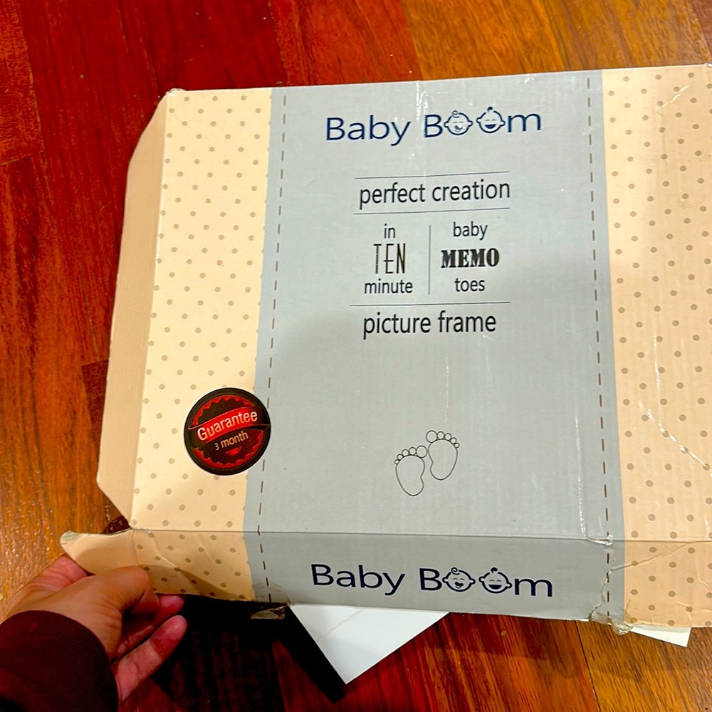 Baby hand clay molds
